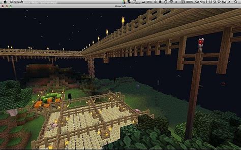 Redstone Rail System Minecart Station Train Minecraft Map