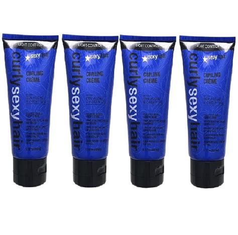 Pack Of 4 Curly Sexy Hair Curling Creme For Curl Definition 5 1 Oz