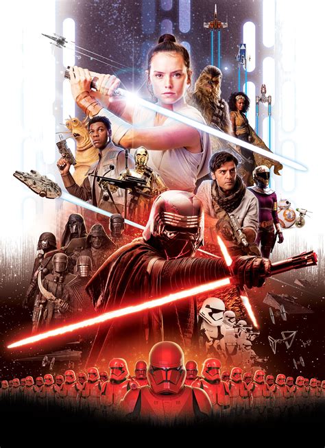 Photomural "Star Wars Movie Poster Rey" ( 4-4113) from Disney | photomural.com