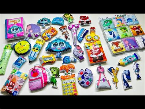 INSIDE OUT 2 Blind Bags 1 Vs 100 Challenge DIY Paper ASMR Blind