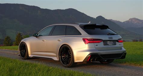 This 700 Hp 2023 Abt Audi Rs6 S Avant In Florett Silver Matte