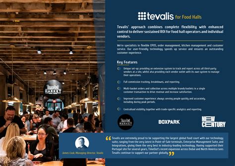 Tevalis Food Halls Brochure By Tevalis Issuu