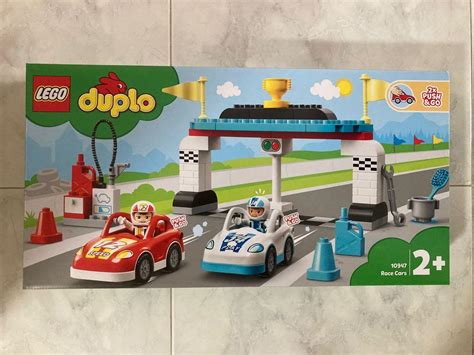 Lego Duplo Race Cars Hobbies Toys Toys Games On Carousell