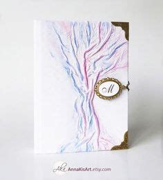 Custom Journal With Colored Tree Of Life In Front And A Monogrammed