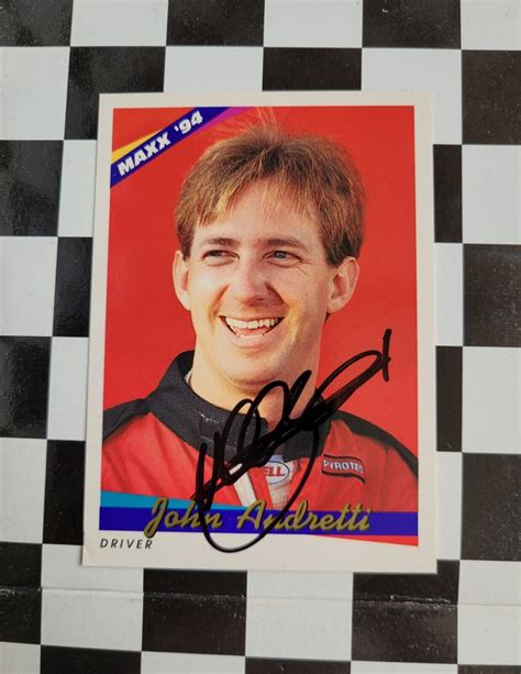 🏁🏆john Andretti Autographed Nascar Card🏁🏆 Ebay