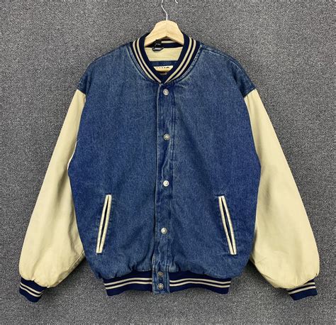 Denim Jacket × Japanese Brand × Varsity Jacket Vintage Falls Creek