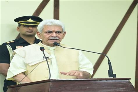 LG Manoj Sinha Inaugurates Various Projects Of Srinagar Smart City