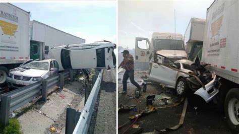 Dos Muertos Deja Carambola De Tráileres Y Autos En La Puebla Córdoba