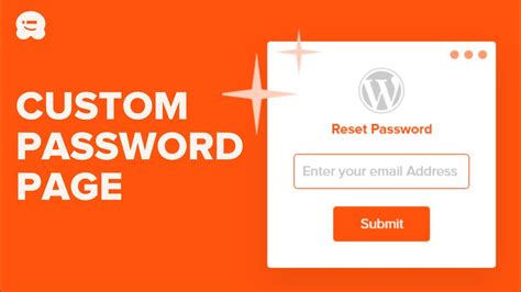 How To Customize The Wordpress Reset Password Page Youtube