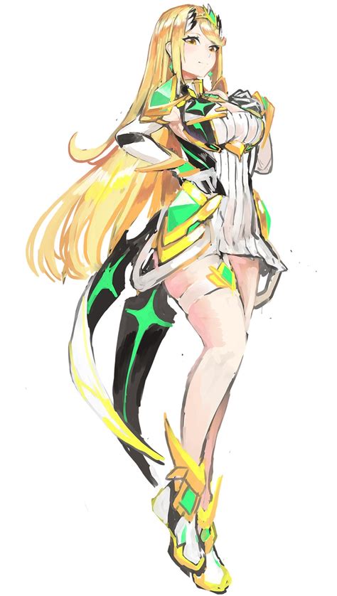 Mythra Xenoblade Chronicles And 1 More Drawn By Tim A9243190a