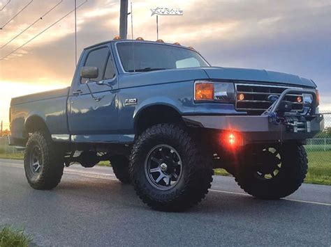 Ford F Wheel Offset Slightly Aggressive Suspension Lift