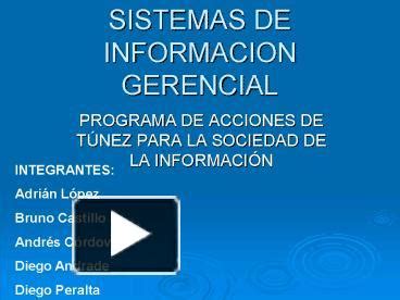 Ppt Sistemas De Informacion Gerencial Powerpoint Presentation Free