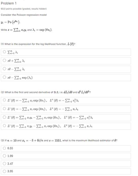 Solved 60 0 Points Possible Graded Results Hidden Chegg