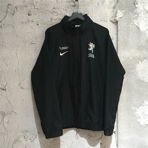 Nike × Off White 18ss ナイキ オフホワイト ナイロントラックジャケット サイズlジャンパー、ブルゾン｜売買された