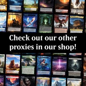 Cathar's Crusade MTG Proxy Clear Frame Custom Game Cards for Commander ...