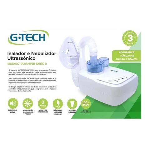 Nebulizador Ultrass Nico Ultraneb Desk G Tech