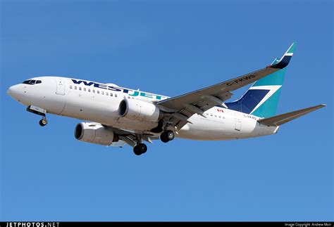 C FKWS Boeing 737 76N WestJet Airlines Andrew Moir JetPhotos