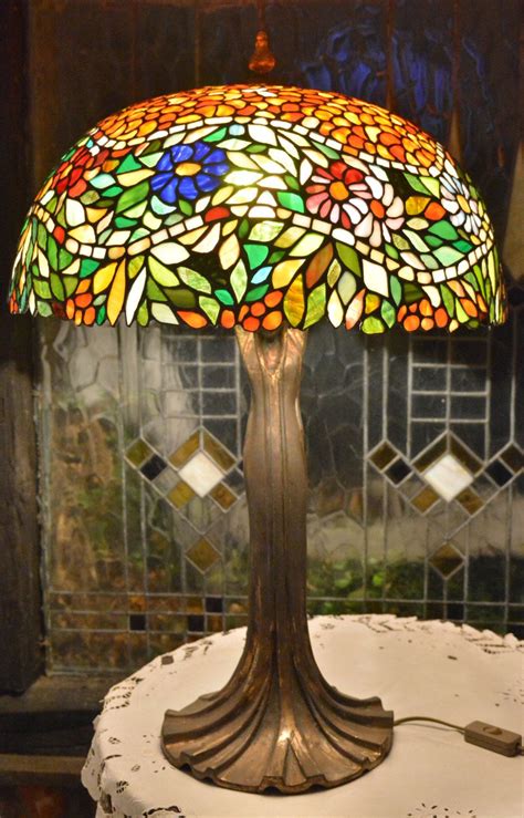 Stained Glass Tiffany Lamp Women Stained Glass Tiffany Lamp Etsy