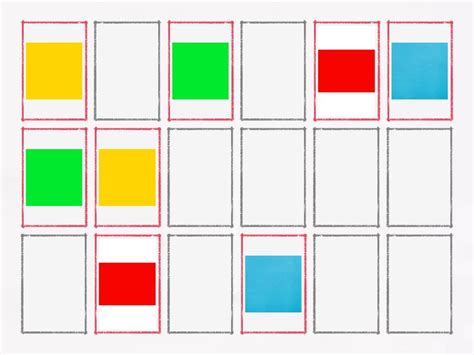 PEXESO BARVY Matching Pairs