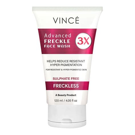 Purchase Vince Advanced Freckle Face Wash 3x Helps Reduce Resistant