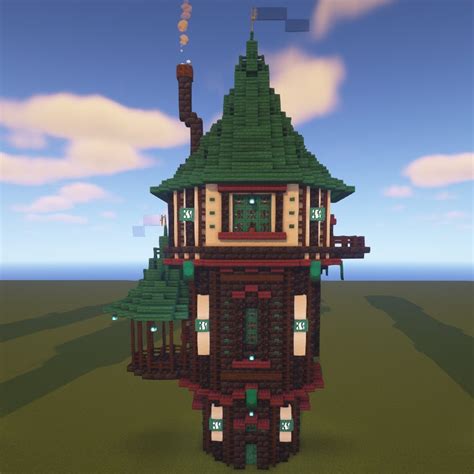 Minecraft Wizard Tower Roof