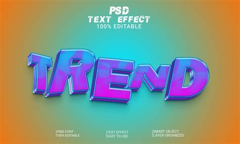 Premium Psd Trend D Editable Text Effect