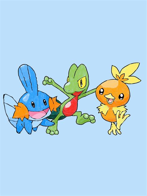 Pokemon Hoenn Starters by finalfanaticgorm on DeviantArt