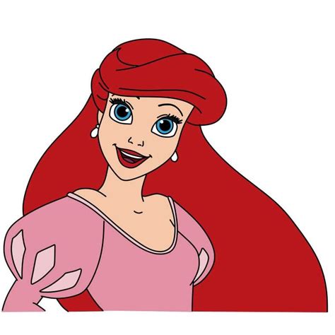 Guia Para Desenhar Uma Sereia Simples Bonito Ariel