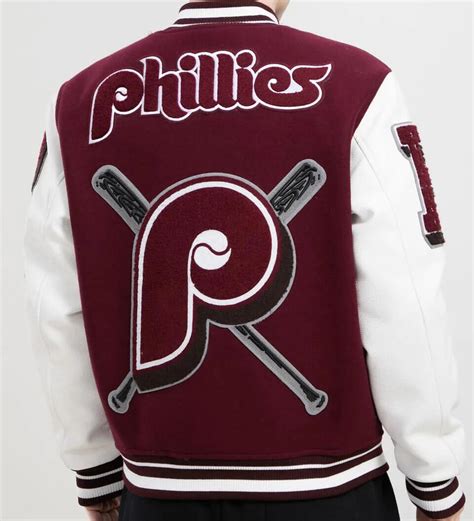 MLB Philadelphia Phillies Logo Varsity Jacket Maker Of Jacket