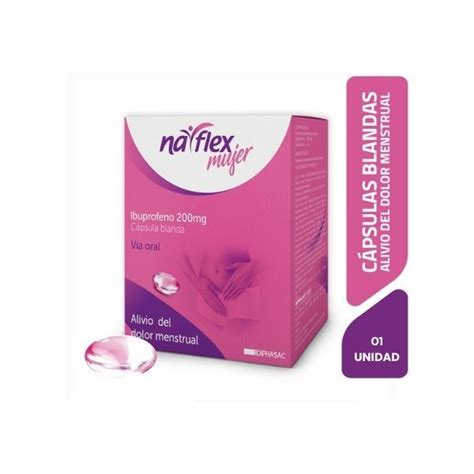 Nayflex Mujer 200MG Cápsula 01 UN Cuidando a las familias peruanas