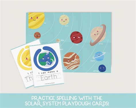 Solar System Playdough Mats Playdough Mats Solar System Activity