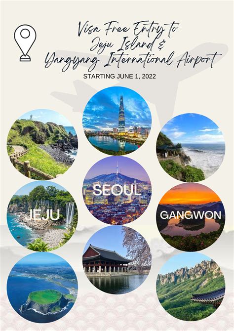 Visa-free travel to Jeju Island, Yangyang for Filipino tourists