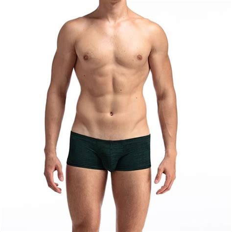 Sous V Tement Boxer Taille Basse Pour Homme Cale On Mini Short Poche