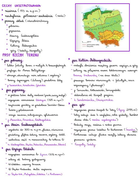 Notatki Geografia matura 2023 notatki maturalne Ostrów Wielkopolski