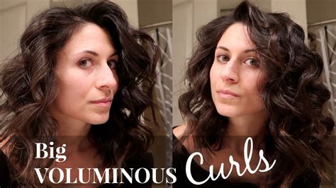 How To Create Big Voluminous Curls Hair Tutorial Mariana Badra Youtube