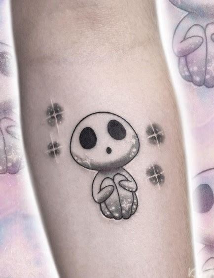 60+ Unique Princess Mononoke Kodama Tattoo Ideas | Ghibli Merch