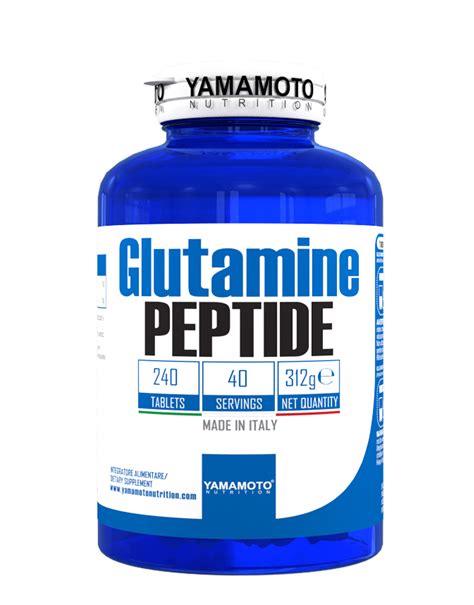 Glutamine PEPTIDE by YAMAMOTO NUTRITION (240 tablets)