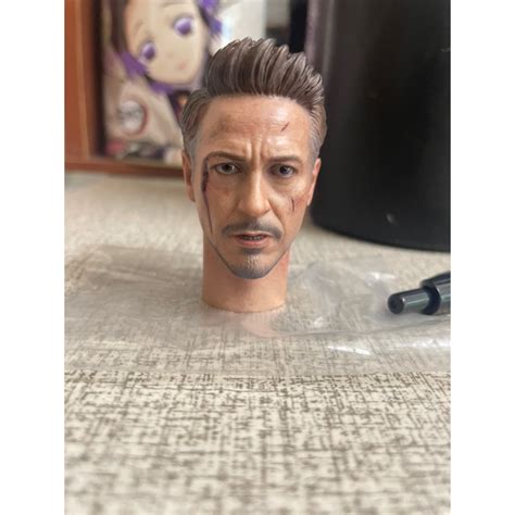 Hot toys原廠 mms 戰損mk 頭雕 散件 蝦皮購物