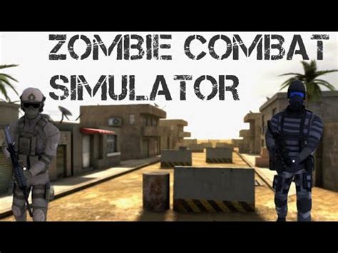 Zombie Combat Simulator Gameplay De Minijuegos Youtube