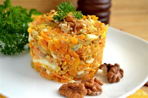 Салат из вареной моркови