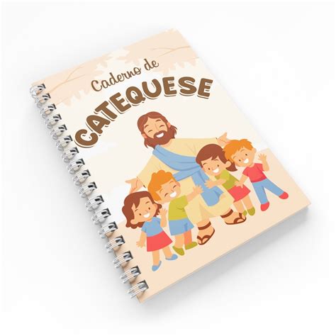 Caderno Para Catequese Infantil Mat Ria Religi O X Cm Shopee Brasil