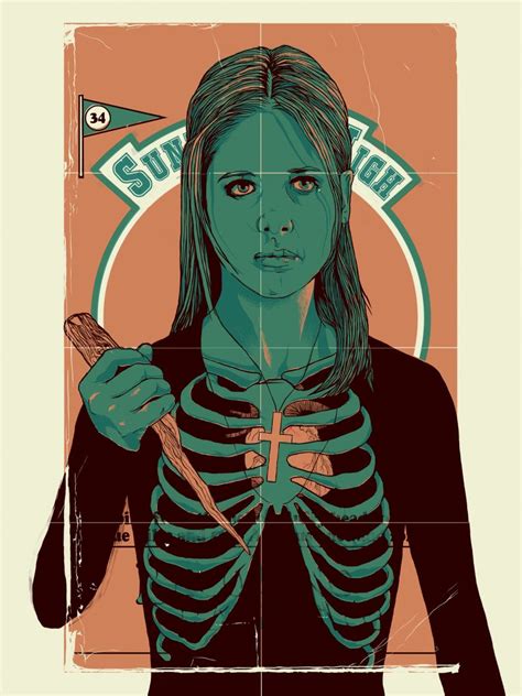 Sunnydale High #34 (Buffy The Vampire Slayer) | Poster By Bturnerinfo