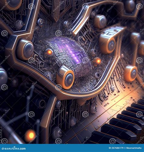 Futuristic Modular Synthesizer Stock Image Image Of Innovation