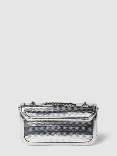 Guess Handtasche Mit Allover Paillettenbesatz Modell KASKA Silber