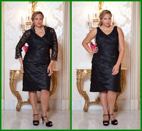 2013 Sex Black Plus Size Colum Mother Of Bride Dresses V Neck Lace Wrap