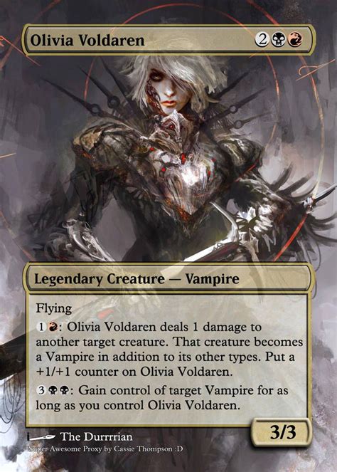 Olivia Voldaren By Itsfish3 On Deviantart Magic The Gathering Cards