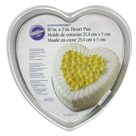 Wilton Decorator Preferred 10 Inch Heart Shaped Cake Pan