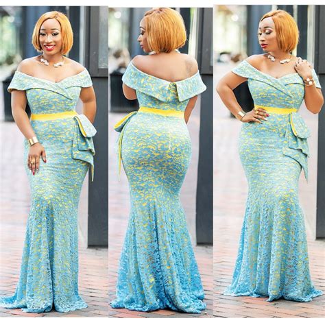 Lovely African Lace Dress Designs African Lace Styles Long