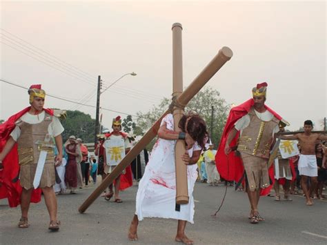 G Encena Es Da Paix O De Cristo Encerram Semana Santa Em Roraima