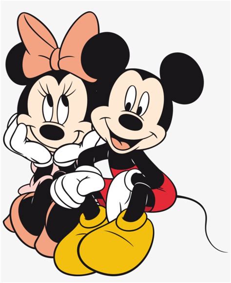 Minnie Mouse And Mickey Mouse In Love Wallpaper